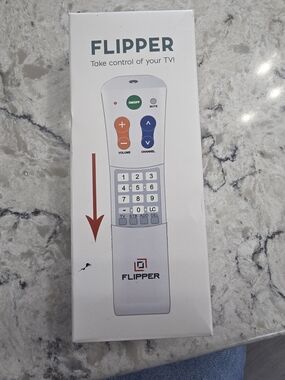 Flipper White Universal TV Remote for VR/AR Accessories